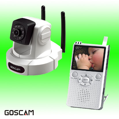  Remote Rotating Day/Night Wireless Monitor Camera Kit (Remote tournantes Jour / Nuit moniteur sans fil Camera Kit)