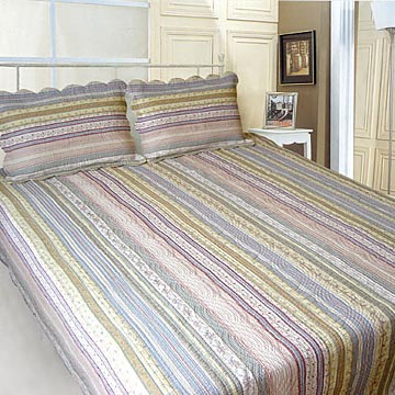  100% Printed Cotton Quilt (Imprimé 100% coton matelassée)