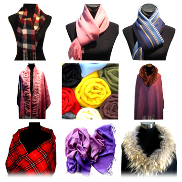  Wool and Cashmere Scarves (Шерсти и кашемира Шарфы)
