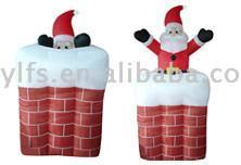  Air Blow Inflatable Pop And Down Santa (Air gonflable Blow Pop And Down Santa)