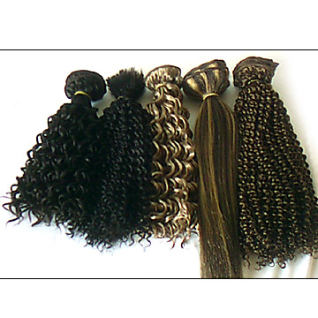  Curly Human Hair Weaving and Bulk (Curly Human Hair Weaving und Masse)