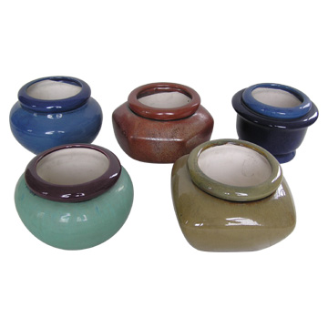  Ceramic Self-watering Pot (Céramique auto-arrosage Pot)