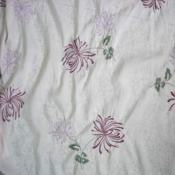  Chrysanthemum Style Embroidered Taffeta (Хризантемы Стиль Вышитая Тафта)