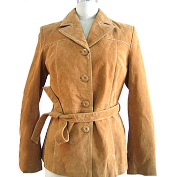  Women`s Suede Coat