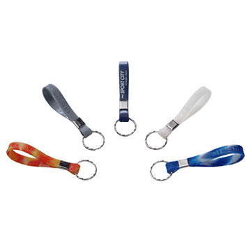  Silicon Wristband Keychains ()
