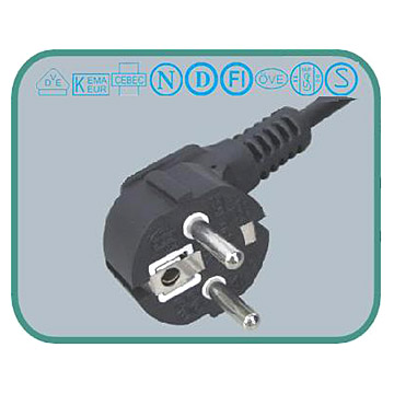  European Type Power Cord (VDE Approved) (Европейский тип шнура питания (VDE Утвержденный))