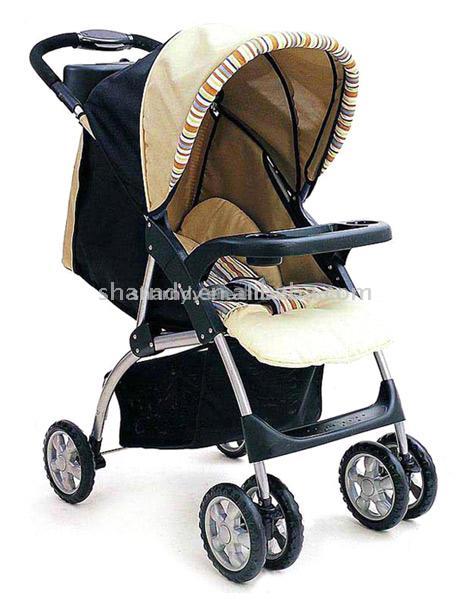  Baby Stroller can be One Hand Folded with light weight