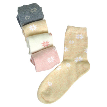  Ladies` Wool Socks (Шерстяные женские носки)