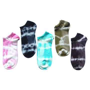  Ladies` Tie-Dye Sneaker Socks (Женские Tie-Dye Sneaker носки)