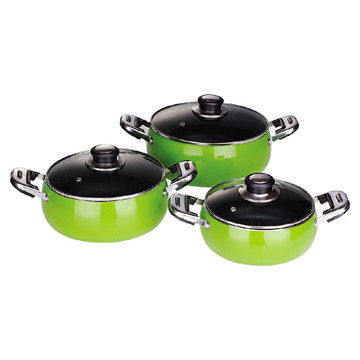  6pc Belly Shaped Cookware Set ( 6pc Belly Shaped Cookware Set)