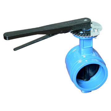  Grooved End Butterfly Valve (Geriefte Absperrklappe)