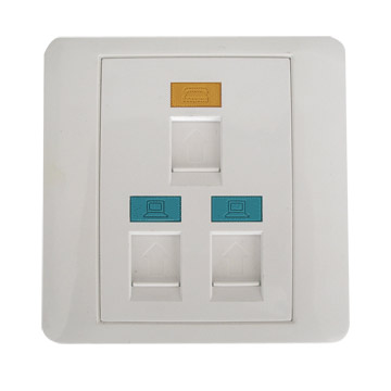  Three Port Wall Plate ( Three Port Wall Plate)