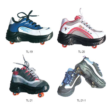  Roller Skate Shoes (4 Wheels) (Роликовые коньки обувь (4 колеса))