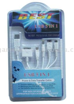  USB 5 in 1 Cable (5 en 1 USB Cable)