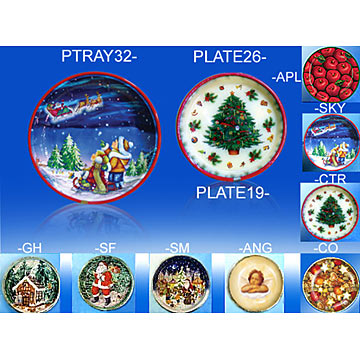  X-Mas Plastic Plate (X-Mas Plaque en plastique)