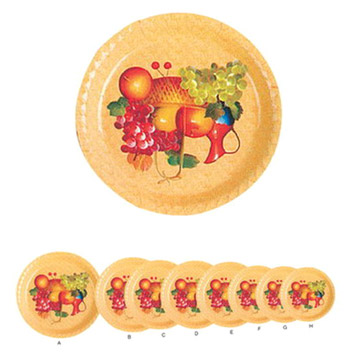 Plastic Fruit Plate (Пластиковые фрукты)