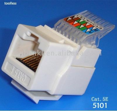  Cat5e Toolless Keystone Jack (Cat5e Toolless Keystone Jack)
