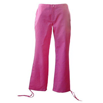 Ladies `Linen Woven Pants (Ladies `Linen Woven Pants)