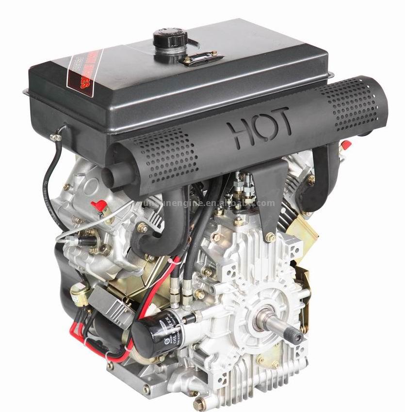  22HP Diesel Engine with V-Twin Air-Cooled ( 22HP Diesel Engine with V-Twin Air-Cooled)