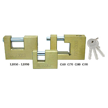  Brass Padlock Rectangular Type