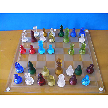  Glass Chess Set (Стекло Chess Set)