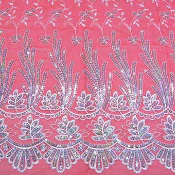  Spangle Embroidered Chiffon (Spangle chiffon brodé)