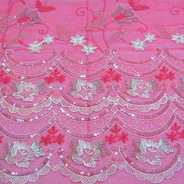  Spangle Embroidered Chiffon (Spangle chiffon brodé)