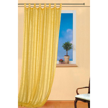  Striped Crushed Voile Curtain ( Striped Crushed Voile Curtain)