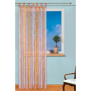  Striped Organza Satin Curtain ( Striped Organza Satin Curtain)