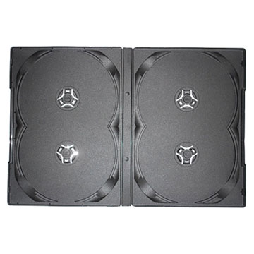  Black 14mm DVD Case for 4CDs ( Black 14mm DVD Case for 4CDs)