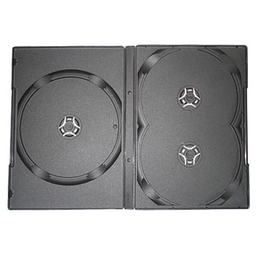  Black 14mm DVD Case for 3CD ( Black 14mm DVD Case for 3CD)