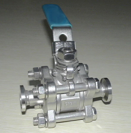  Sanitary Three-Piece Ball Valve ( Sanitary Three-Piece Ball Valve)