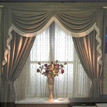  Jacquard and Embroidered Curtain ( Jacquard and Embroidered Curtain)