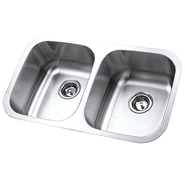 Edelstahl-Waschbecken (Double-Schalen) (Edelstahl-Waschbecken (Double-Schalen))