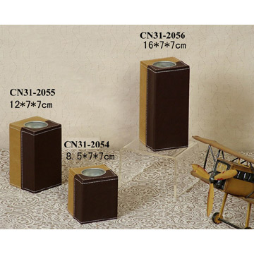  Leather Tealight Candle Holder ( Leather Tealight Candle Holder)