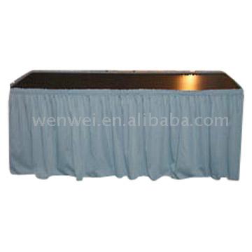 PEVA Table Skirt (PEVA Tableau Jupe)