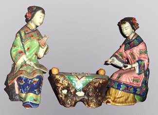  Woodcarving Fairy (Ming Dynasty) (Holzschnitzereien Fairy (Ming-Dynastie))