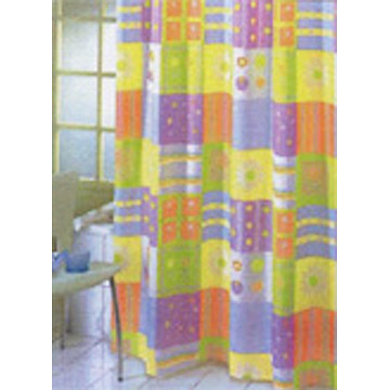  Printed Shower Curtain ( Printed Shower Curtain)