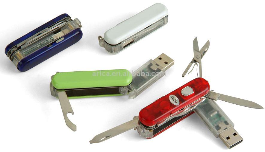  USB Flash Drive with Knife (USB Flash Drive с ножом)