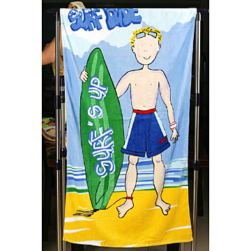  Reactive Printed Bath Towel (Impression réactive Serviette de bain)