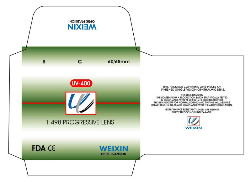  Cr39 Progressive Lens