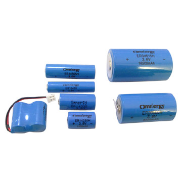  Lithium Thionyl Chloride Cylindrical Battery 3.6V (ER Type)