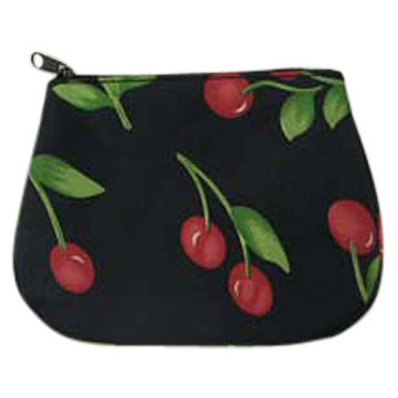  Cosmetic Bag with Berry Printing
