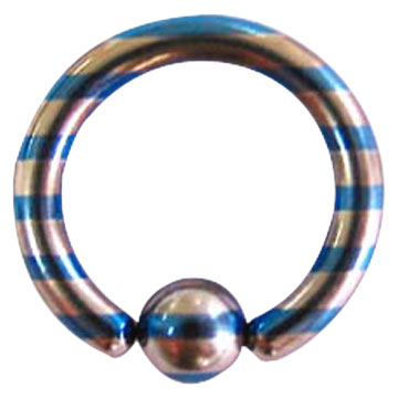  Titanium Captive Ring (Титан пленница кольцо)