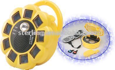  Rocket Type Led Litght With Radio & Alarm & Power Supplier