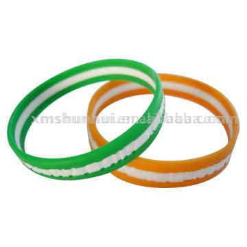  Multi-Tier Silicone Wristband ( Multi-Tier Silicone Wristband)
