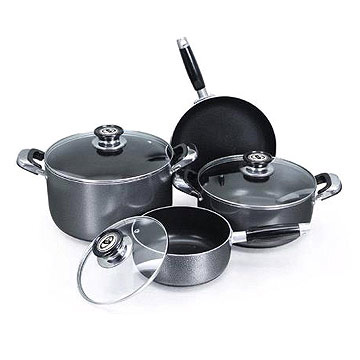  7pc Aluminum Cookware Set ( 7pc Aluminum Cookware Set)