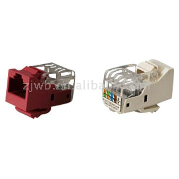  Tool-Free CAT5e Keystone Jack ( Tool-Free CAT5e Keystone Jack)