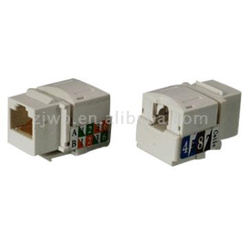  CAT5E Keystone Jack ( CAT5E Keystone Jack)