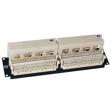  CAT6, 110-Terminal, 19" Patch Panel with Cable Management ( CAT6, 110-Terminal, 19" Patch Panel with Cable Management)